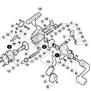 シマノ（SHIMANO） パーツ：00ツインパワー 3000MgS ストッパーカムリング No45