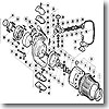 パーツ：スーパーエアロ チタン 左 ベール取付ケカムカバー No45