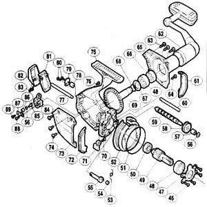 シマノ（SHIMANO） パーツ：スーパーエアロ XT L ストッパーカムリング No54