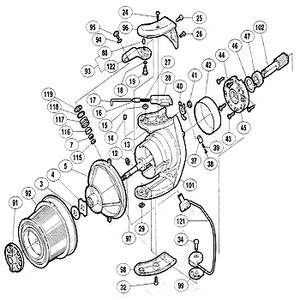 シマノ（SHIMANO） パーツ：スーパーエアロ FV アーム固定ボルト座金 No94