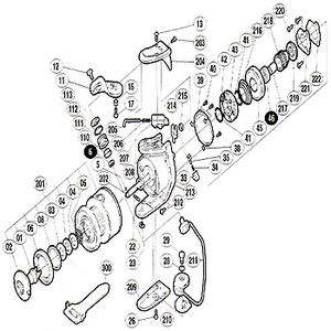 シマノ（SHIMANO） パーツ：BB-X 2500T EV 内ゲリバネガイド B No33