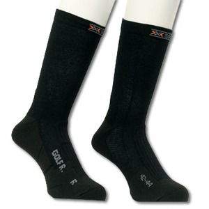 X SOCKS（Xソックス） ゴルフレギュラー S ブラック