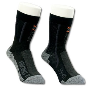 X SOCKS（Xソックス） ハイキング M ブラック×アンスラサイト