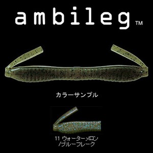 デプス（Deps） ambileg（アンビレッグ） 4インチ ＃11 ウォーターメロン／ブルーフレーク