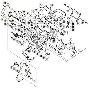 シマノ（SHIMANO） パーツ：02 電動丸 1000SP A-RB クロスギヤ座金（部品No.079）