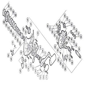 シマノ（SHIMANO） パーツ：電動丸 3000XH 音出シバネ（部品No.004）