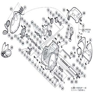 シマノ（SHIMANO） パーツ：04 電動丸 3000XT A-RB コネクターコード（部品No.200）