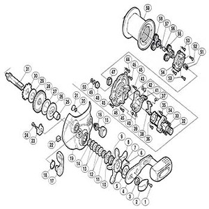 シマノ（SHIMANO） パーツ：01 電動丸 1000H 遊星ギヤ調整座金（部品No.057）