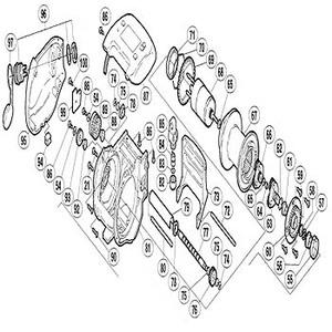 シマノ（SHIMANO） パーツ：電動丸 1000H 遊星ギヤ調整座金（部品No.065）