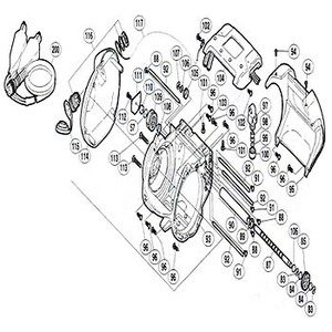 シマノ（SHIMANO） パーツ：05 電動丸 4000HP A-RB 固定ボルト（部品No.096）