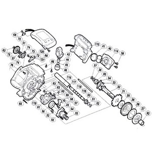 シマノ（SHIMANO） パーツ：00 小船SLS C2000 A-RB 固定ボルト（A）（部品No.033）