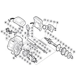 シマノ（SHIMANO） パーツ：00 小船SLS C2000 電池ケースフタ取付ケボルト（部品No.038）