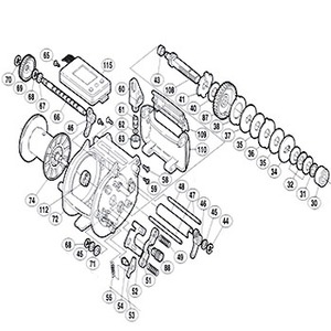 シマノ（SHIMANO） パーツ：デジタナSLS 小船 1000EV スプール軸座金（A）（部品No.031）