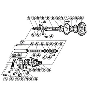 シマノ（SHIMANO） パーツ：04 コンクエスト 1000F A-RB 座金（部品No.051）