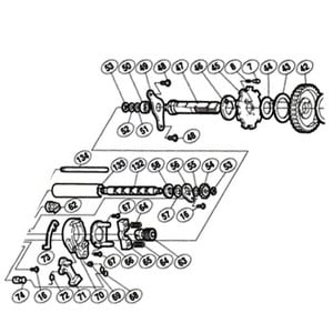 シマノ（SHIMANO） パーツ：04 コンクエスト 1000F A-RB 座金（部品No.052）