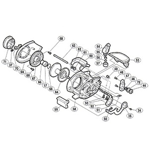 シマノ（SHIMANO） パーツ：クイックファイヤー 小船 400 クラッチレバーバネピン（部品No.049）