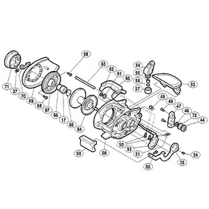 シマノ（SHIMANO） パーツ：クイックファイヤー 小船 400 E形止メ輪 2（部品No.062）