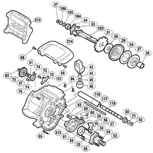 シマノ（SHIMANO） パーツ：00 スーパー小船 C2000 E形止メ輪3（部品No.037）