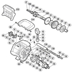 シマノ（SHIMANO） パーツ：00 スーパー小船 C2000 E形止メ輪4（部品No.052）