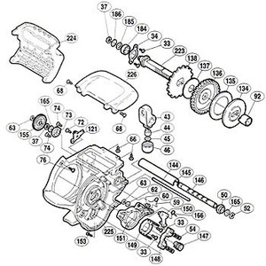 シマノ（SHIMANO） パーツ：00 スーパー小船 C3000 A-RB E形止メ輪3（部品No.037）