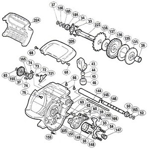 シマノ（SHIMANO） パーツ：00 スーパー小船 C3000 クラッチカム（部品No.151）