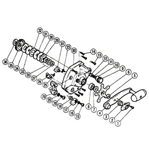 シマノ（SHIMANO） パーツ：チタノス スーパー船 ES3000 歯付座金（外歯）3（部品No.016）