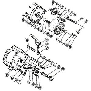 シマノ（SHIMANO） パーツ：チタノス スーパー船 ES3000 クロスギヤB（部品No.075）