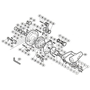 シマノ（SHIMANO） パーツ：ティアグラ 30WLRSA A-RB ドラグレバー当タリ A No036