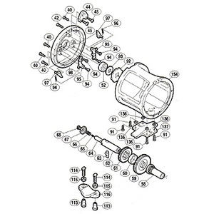 シマノ（SHIMANO） パーツ：ティアグラ 30WLRSA A-RB メインギヤA No059