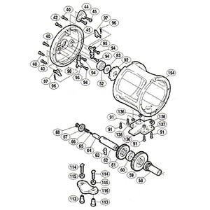 シマノ（SHIMANO） パーツ：ティアグラ 30WLRSA A-RB 固定ボルト No091