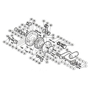 シマノ（SHIMANO） パーツ：ティアグラ 20 A-RB クリック軸受ケ No048