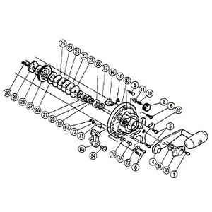 シマノ（SHIMANO） パーツ：チタノス船 GT-2000 ストッパーレバーバネ（部品No.071）