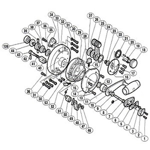 シマノ（SHIMANO） パーツ：ティアグラ 50 A-RB E型止メ輪3 No008