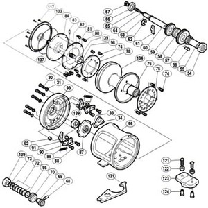 シマノ（SHIMANO） パーツ：ティアグラ 50 A-RB 軸受ケ回リ止メ No056