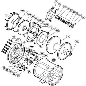 シマノ（SHIMANO） パーツ：ティアグラ 80W A-RB サラバネ DB-8H No072