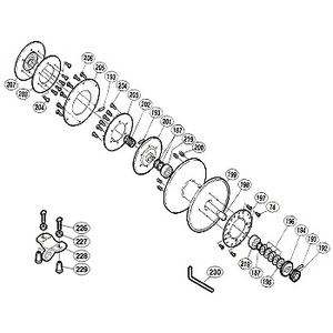 シマノ（SHIMANO） パーツ：ティアグラ 130 A-RB ドラグワッシャ No203