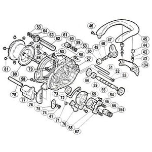 シマノ（SHIMANO） パーツ：アンタレス 5 固定ボルト B No046