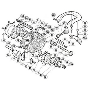 シマノ（SHIMANO） パーツ：アンタレス 5 クロスギヤ受ケ A No056