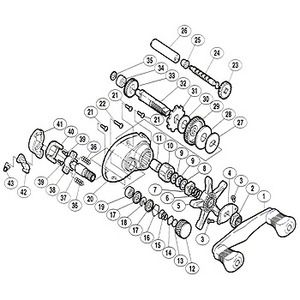 シマノ（SHIMANO） パーツ：03スコーピオン クイックファイヤー A-RB ベアリング抜ケ止メ No016