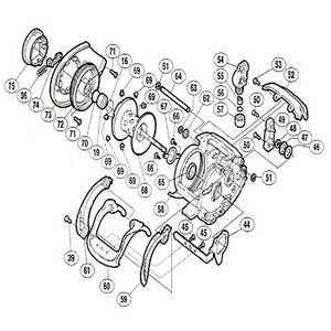 シマノ（SHIMANO） パーツ：03スコーピオン クイックファイヤー A-RB スプール組 No068