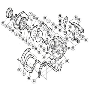 シマノ（SHIMANO） パーツ：03スコーピオン クイックファイヤー A-RB ブレーキカラー クリア No069