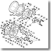 パーツ：海魂 4000T A-RB 本体A固定板組（部品No.049）