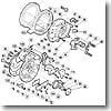 パーツ：海魂 4000T A-RB Fストッパーツマミ押サエボルト（部品No.073）