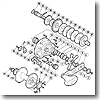 パーツ：海魂 4000T クラッチ切換エレバー固定ボルト（部品No.026）