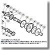 パーツ：04 カルカッタ コンクエスト 50S E形止メ輪2.5 No045