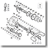 パーツ：01 カルカッタコンクエスト 100 ボールベアリング 直径3×直径10×4 No033