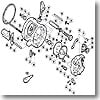 パーツ：05 カルカッタ 200 A-RB クラッチカム No039