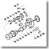 パーツ：カルカッタ 101XT クラッチヨーク No197
