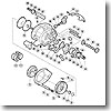 シマノ（SHIMANO） パーツ：02 バイオクラフト 400F A-RB クリセント止メ輪（部品No.042）