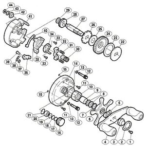 シマノ（SHIMANO） パーツ：アクシス 100 スプールドラグ座金 B No017